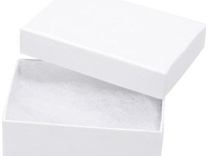 Darice 3-Inch by 2 1/8-Inch بواسطة 1-Inch صندوق مجوهرات مع حشو ، 6 / Pack (1162-93)