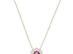 مجموعة مجوهرات Swarovski Sparking Dance Crystal Jewelry ، باللون الذهبي والذهبي الوردي