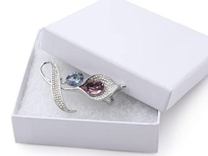 20 حزمة من صناديق المجوهرات من الورق المقوى السائبة -3.5 "× 3.5" × 1 "علب هدايا صغيرة مملوءة بالقطن مع أغطية لتغليف المجوهرات ، وصناديق هدايا مجوهرات صغيرة بيضاء للقلائد والأساور.صندوق هدايا صغير للمجوهرات