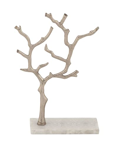 حامل مجوهرات Deco 79 Marble Tree مع قاعدة رخامية ، 9 × 3 × 13 بوصة ، فضي حامل مجوهرات Deco 79 Marble Tree مع قاعدة رخامية ، 9 × 3 × 13 بوصة ، فضي