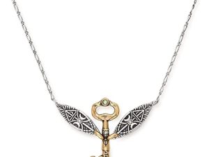 Alex and Ani Collaborations عقد سلسلة Harry Potter Alohomora للسيدات ، بلمسة نهائية رافائيلية بلونين ، 20 بوصة