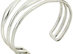 سوار Lucky Brand Women's Simple Life Bar Cuff ، مقاس واحد