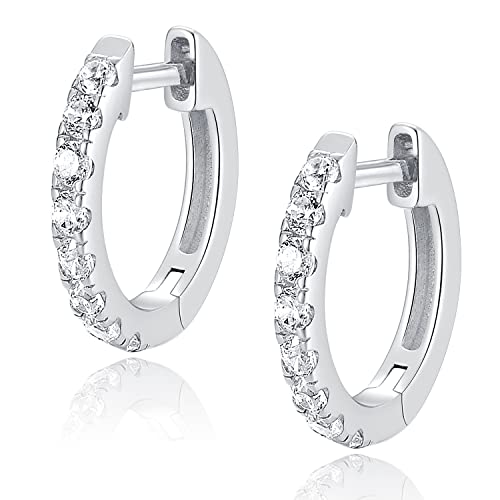 أقراط Jewlpire 925 من الفضة الإسترليني عيار 14 قيراطًا مطلية بالذهب الحقيقي للفتيات والنساء ، هيبوالرجينيك خفيفة الوزن 15 مم / 20 مم مكعب زركونيا هوجي هوب أقراط مجوهرات هدايا أقراط Jewlpire 925 من الفضة الإسترليني عيار 14 قيراطًا مطلية بالذهب الحقيقي للفتيات والنساء ، هيبوالرجينيك خفيفة الوزن 15 مم / 20 مم مكعب زركونيا هوجي هوب أقراط مجوهرات هدايا