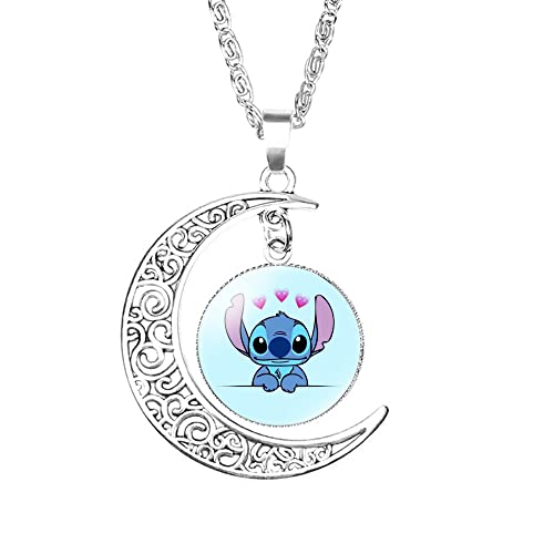 AIIGOU القمر قلادة قلادة غرزة وسلحفاة قلادة المجوهرات ، قلادة الكرتون الهلال AIIGOU القمر قلادة قلادة غرزة وسلحفاة قلادة المجوهرات ، قلادة الكرتون الهلال