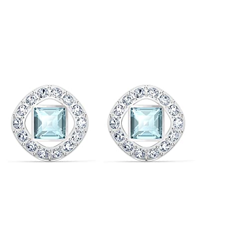 مجموعة مجوهرات Swarovski Angelic Square Crystal Crystal ، كريستالات وردية ، بلورات زرقاء مجموعة مجوهرات Swarovski Angelic Square Crystal Crystal ، كريستالات وردية ، بلورات زرقاء