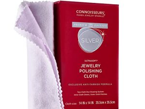 ملابس تلميع المجوهرات CONNOISSEURS Premium Edition فائقة النعومة مع مقاومة للتشوه ، مقاس 14 × 14 بوصة