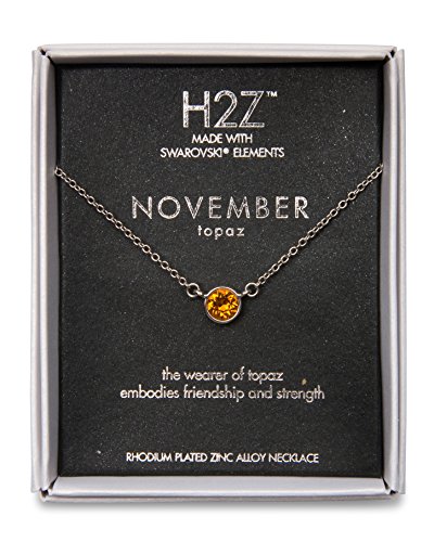 Pavilion Gift Company H2Z 16226 نوفمبر عقد توباز جوهرة مع سلسلة 18 بوصة Pavilion Gift Company H2Z 16226 نوفمبر عقد توباز جوهرة مع سلسلة 18 بوصة