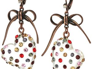اقراط بيتسي جونسون Multi Lucite متدلية القلب
